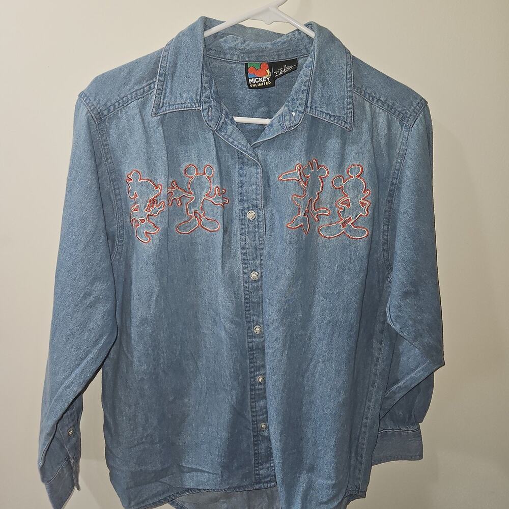 Vintage Mickey Button Up
